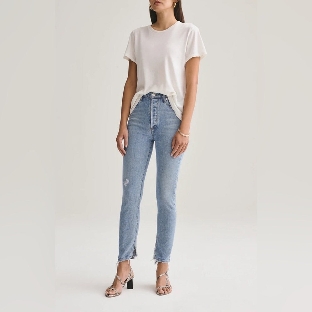 AGOLDE Nico High Rise Slim Straight Jeans